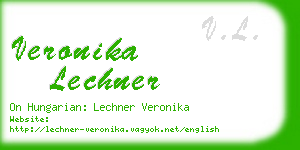 veronika lechner business card